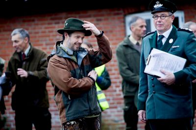 Kronprins Frederik er fredag morgen vært ved en kongejagt i Gludsted Plantage. Her var han også for to år siden. Foto: Jakob Stigsen Andersen