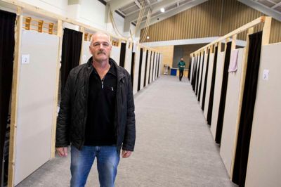 Centerleder Michael Jacobi glæder sig over, at der sker mindre og mindre ballade på asylcenteret på H.P. Hansens Vej. ?Foto: Tom Laursen