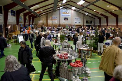 Igen i år inviterer Blåhøj IF til julemarked i hallen. Markedet finder sted i weekenden. Foto: Kim Krasuld