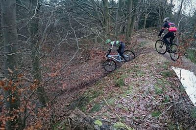Brande Motion fik ros for det kringlede mountainbike-spor. ?privatfoto