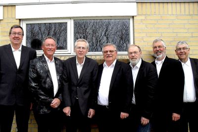 Hot & Sweet Jazzband leverede en forrygende optakt til julen i Bøllingsø Bryghus. ?pr-foto