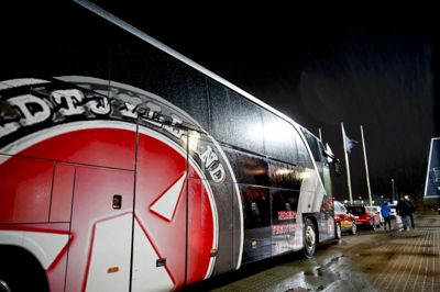Topbraget blev aflyst, men tilskuerne fik først besked, da aflysningen var en realitet. Foto: Polfoto