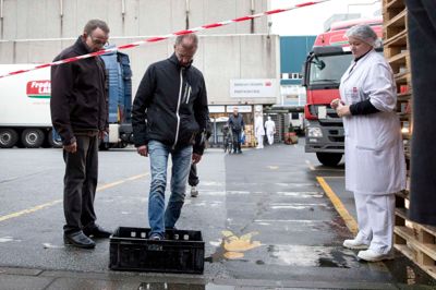 2. december sidste år blev slagtningerne midlertidigt stoppet efter mistanke om at et svin var angrebet af svinepest. Tirsdag var den gal igen og slagtningerne blev midlertidigt stoppet.?foto: tom laursen