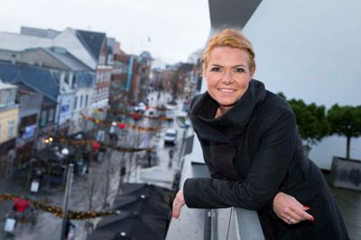 Inger Støjberg slår fast, at der kommer en teltlejr til flygtninge ved Beredskabsstyrelsen i Herning. ?Foto: Tom Laursen