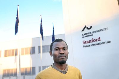 Marius Youbi arbejder hårdt, betaler for sig selv og får masser af 12-taller sit studie som elektronikingeniør på AU Herning. Han er ikke velkommen i Danmark, siger Styrelsen for Rekruttering og Integration. Foto: Tony Brøchner