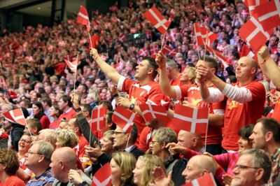Boxen bliver stuvende fuld, når VM-finalen bliver spillet 27. januar.
foto: henrik ole jensen