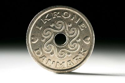 Der kom kroner i kassen hos købmanden. Foto: Polfoto