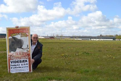 Bent Graakjær på cirkuspladsen .
Privatfoto