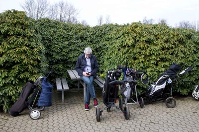 14 køller må man komme i en golfbag, når man skal ud på banen. Foto: Tom Laursen