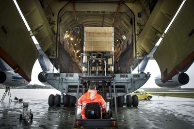 Der er katastrofehjælp på vej fra Herning til Sri Lanka. Foto: Polfoto
