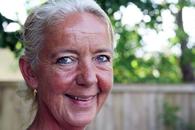 Ikastbo Birgit Andersen har i foreløbig fem måneder ikke rørt en dråbe alkohol. ???Foto: Kim Kristensen