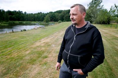 Forpagter Michael Brandt er en af de fiskegale medarbejdere hos MTM Byg.
