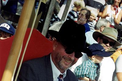 Kristian Kristiansen, fotograferet da han blev udnævnt til Årets Brandit i 1999.? Privatfoto