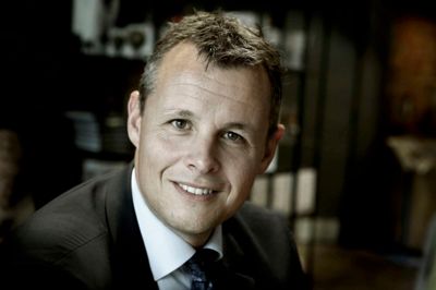 Lars Krarup indvier Stakroges nye bypark i den sidste lørdag i april. ? foto: Henrik Ole Jensen