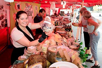 Det italienske marked er tilbage i byen. ?Foto: Jørn Deleuran