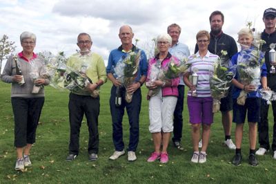 Ikast Golf Klubs nyeste mesterskabsvindere. Privatfoto