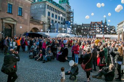 I maj 2016 var der masser af mennesker til Himmelske Dage i indre by i København. Foto: Privatfoto