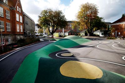I de næste par uger skal der tegnes og bygges i Kulturgården.?foto: flemming hansen