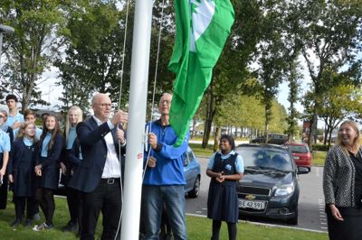 Så er det grønne flag på vej op