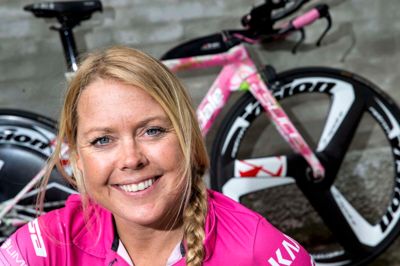 Michelle Vesterby glæder sig til at gå i luften med en ny portal på nettet, hvor hun også kommer til at dele ud af sine personlige historier og erfaringer som triatlet. ?Foto: Tom Laursen