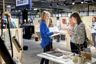 Iværksættereventen Nordic Buzz, som her er fotograferet under Formlands februar-messe i år, udvides og skifter navn til Creators Community. ? Foto: Tony Brøchner