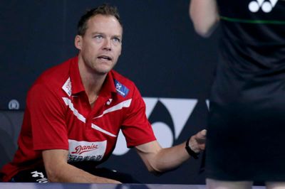 Kenneth Jonassen havde i sidste uge travlt på sidelinjen ved Denmark Open i Odense. Herningenseren overtog posten som dansk landstræner ovenpå OL i Rio. ?Foto: Polfoto/Jens Dresling