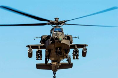 Apache-helikopteren blev primært brugt af militæret i USA, Egypten, Israel og Holland ?Pr-foto