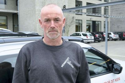Tom Sørensen skal hjælpe lejere med rod i økonomien, inden de bliver sat ud af deres lejlighed hos FællesBo. ?foto: jesper wind