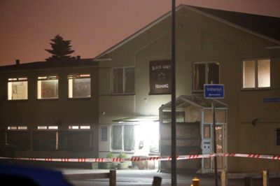 Black Armys klubhus på Danmarksgade er efter sprængningen blevet lukket af politiet. foto: henrik ole jensen