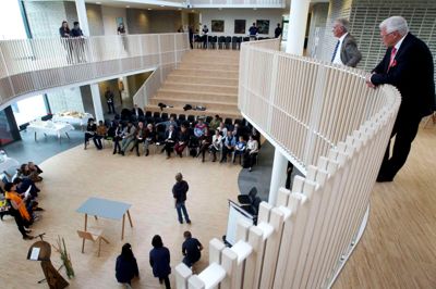 Den internationale skole i Ikast er på vej med en stor udvidelse, og det støtter Herning Kommune med en halv million kroner. ? Foto: Flemming Hansen