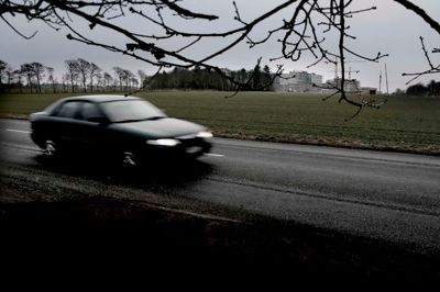 Kommunen forventer, at mange cyklister vil tage turen til supersygehuset i Gødstrup, som kan ses i baggrunden. Derfor er der afsat penge i budgettet til cykelstier i Skibbild-Nøvling. ?Foto: Henrik Ole Jensen