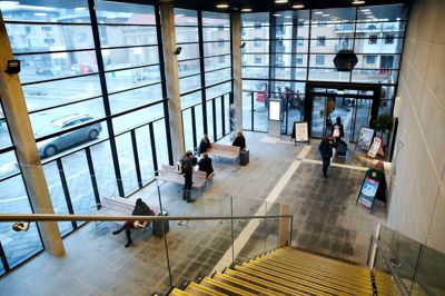Terminalbygningen er en del af den nye Herning Station. Foto: Flemming Hansen
