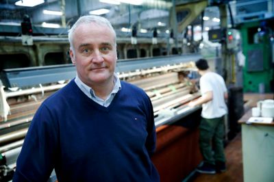 Søren Sonne er administrerende direktør i Dansk Wilton, og han glæder sig over, at der kommer fokus på, at et job i industrien kan være en attraktiv karrierevej for unge. ?Foto: Flemming Hansen
