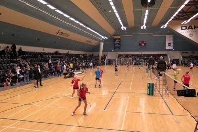 Stævnet bød udover badminton også på sodavandsdiskotek lørdag aften, mens søndag bød på bankospil for de deltagere, der ikke nåede i finalen. ?foto: mikkel korsgaard christensen