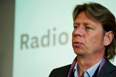 Jørgen Ramskov kom fra DR til Radio24syv for seks år siden. Nu fylder han 60 år. Foto: Helle Arensbak/Polfoto