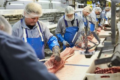 Danske Danish Crown er verdens største svinekødseksportør og Europas største producent af svinekød. Nu har virksomheden solgt sit amerikanske datterselskab. Foto: Polfoto/Pelle Rink