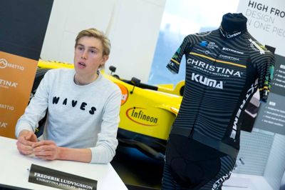 Det 22-årige svenske stortalent Fredrik Ludvigsson er udset tilo en hovedrolle på Christina Jewelry - Kuma, hvis ellers de uheld, der tidligere har påvirket hans karriere, vil holde sig væk. ?Foto: Tom Laursen