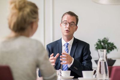 Esben Lunde Larsen bliver anklaget for at have løjet for Folketinget. Det skriver Berlingske. (Arkivfoto) Kim Vadskær