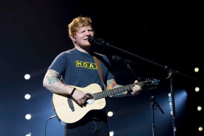 Ed Sheeran var i fin form i Boxen. Foto: Isabel Infantes/ EMPICS Entertainment.