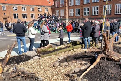 Herning har fået sin første lille skovhave. Foto: Henrik Øster-Jørgensen
