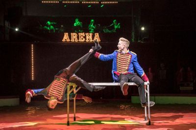 Cirkus Arena gæster Herning ved Messecentret med to forestillinger 27. april og en enkelt 28. april. Pressefoto