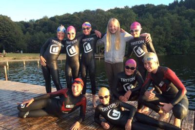Ikast Triatlon lægger vægt på, at sammenholdet og det sociale skal fylde meget. Lørdag kan man få en fornemmelse af sporten og sammenholdet i klubben. ?privatfoto