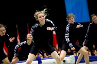 Juniorhold fra hele landet var i weekenden samlet til DGI Juniorstævne i MCH Messecenter Herning. Det var en opvisning i blandt andet disciplinerne, samarbejde, fællesskab og glæde. ?Foto: Flemming Hansen