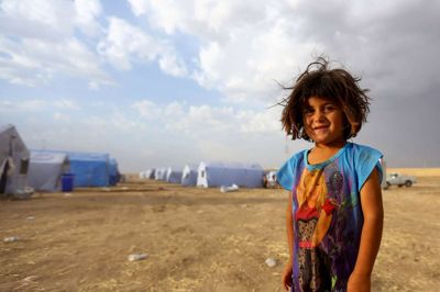 Den største enkeltstående landeoperation er ifølge Dansk Flygtningehjælp Irak, hvor blandt andet den militære operation i Mosul alene har sendt næsten 500.000 mennesker på flugt (arkivfoto). ritzau/AP