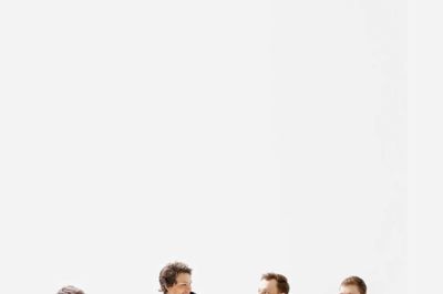 Fra venstre: Niklas Eg, Thomas Nybo Riis, Andreas Hyldgaard Jeppesen og Mads Rahbek. Foto: Pernille Stockmal, Mingo Photo