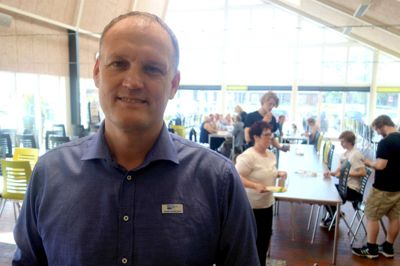 Hans Uhd Jakobsen - 50 år mandag 12. juni. Foto: Skjern Tekniske Skole
