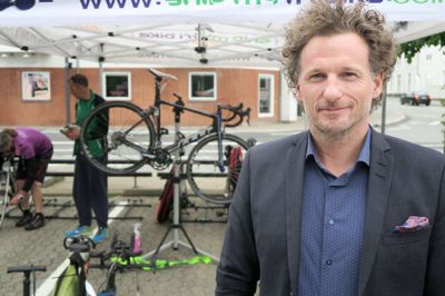 Michael Rohde Møller Jensen er stolt over, at CitoCode, som han er medejer af skal bruges til weekendens EM i triatlon. ? FOTO: ANNA ØSTERGAARD BJØRN