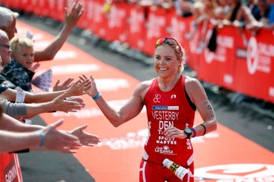 Ved EM i Triatlon i Herning i 2017 fik Michelle Vesterby en fjerdeplads. Et par måneder efter tog hun førstepladsen til Ironman Copenhagen. ?Foto: Flemming Hansen
