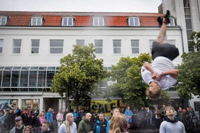 Aalborg - Danmarks fjerde største by - skaber en hyggelig og bynær ramme for DGI Landsstævne 2017 med 25.000 deltagere. ?Foto: Martin Ballund
