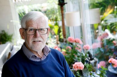Jens Udbye har boet i Sdr. Felding næsten hele sit liv. Først på en gård lidt uden for byen og senere i midtbyen, hvor han bor med sin hustru, Grethe, der også er frivillig i Dagmar Bio. ??foto: Flemming hansen